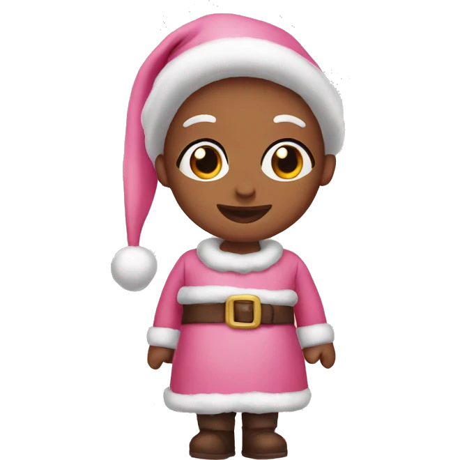 pink christmas emoji