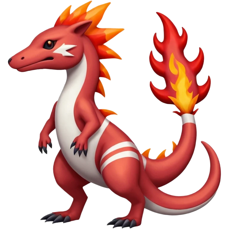 Salazzle-Typloshion-Salandit-Zangoose-Fusion (full body) emoji