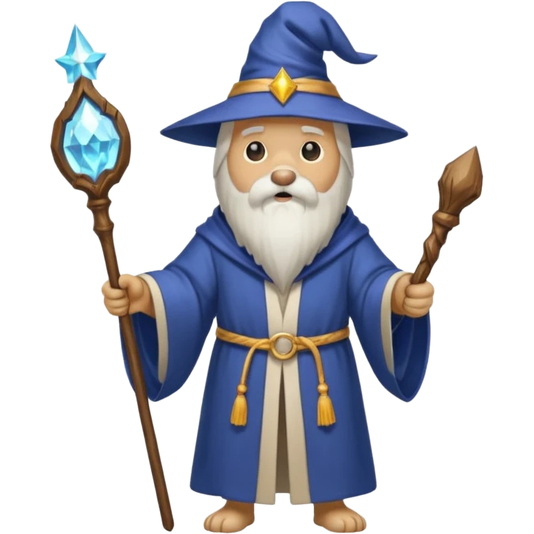Dog wizard emoji