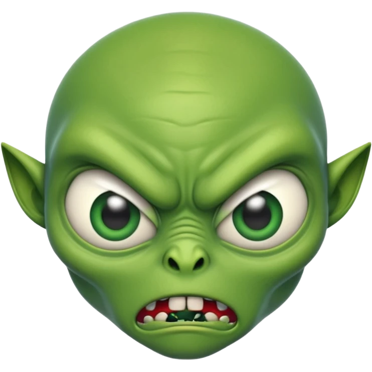 Kızgın uzaylı emoji