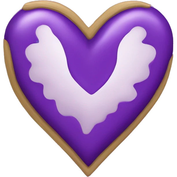 Purple heart  emoji