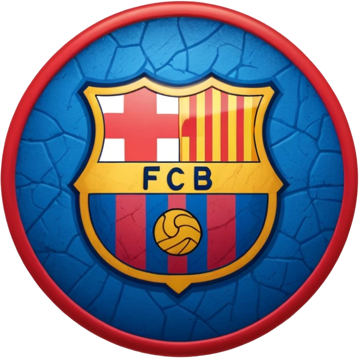 Fc Barcelona logo imoji emoji