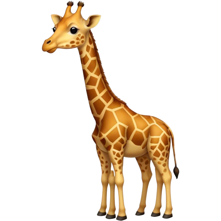 A giraph in a graph emoji