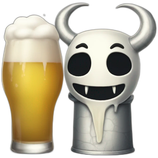 Hollow knight bois une bière emoji