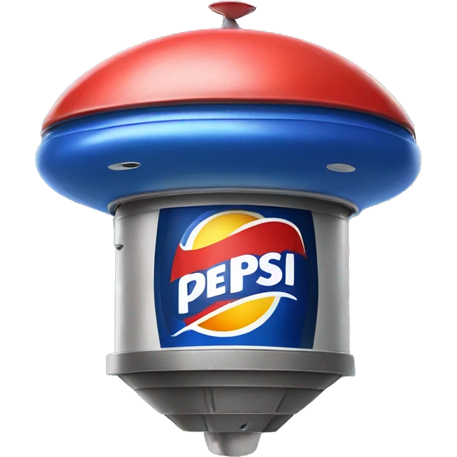 Pepsi can UFO alien spaceship birdhouse  emoji