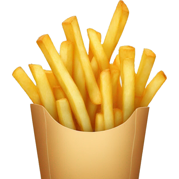 french fries emoji
