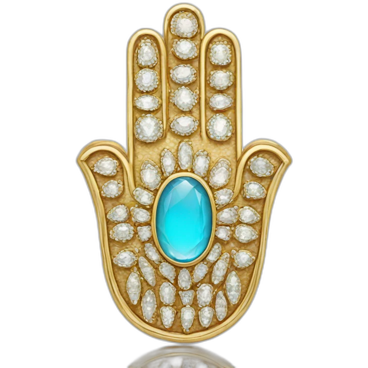 Khamsa jewels emoji