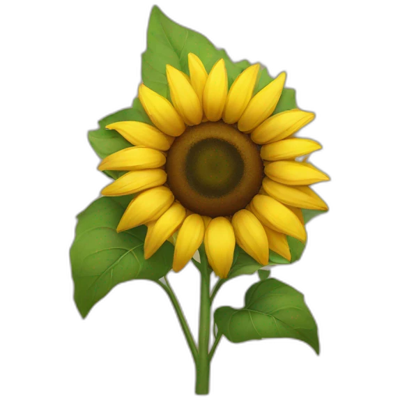 sunflower love emoji