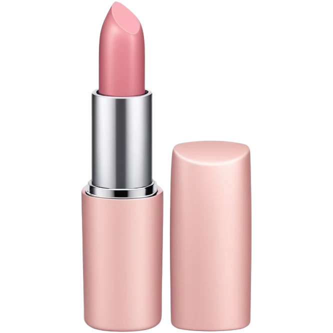 Pale rose lipstick print emoji