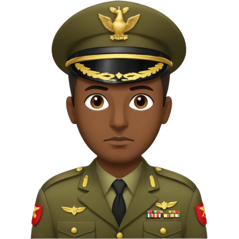 Iraqi military, only head emoji
