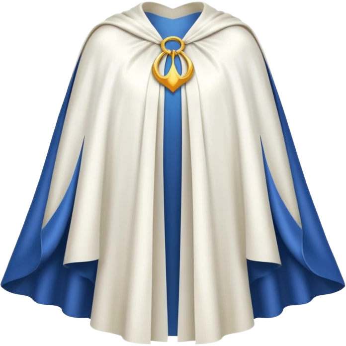 capeshoulder white cape emoji
