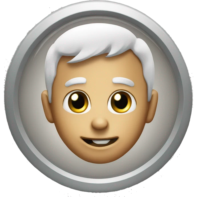 friendly clock emoji