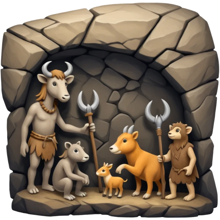 stone age cave art emoji