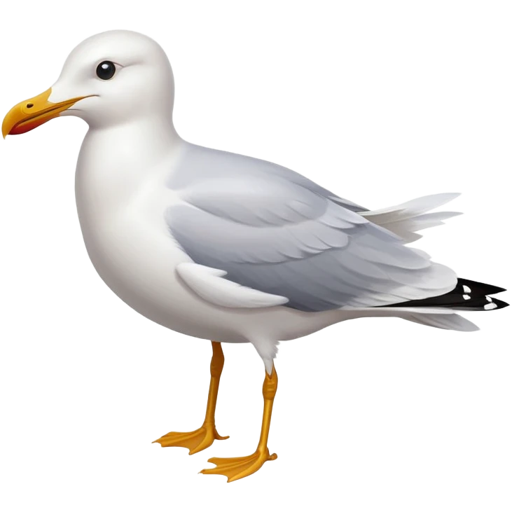 Seagull pooping emoji