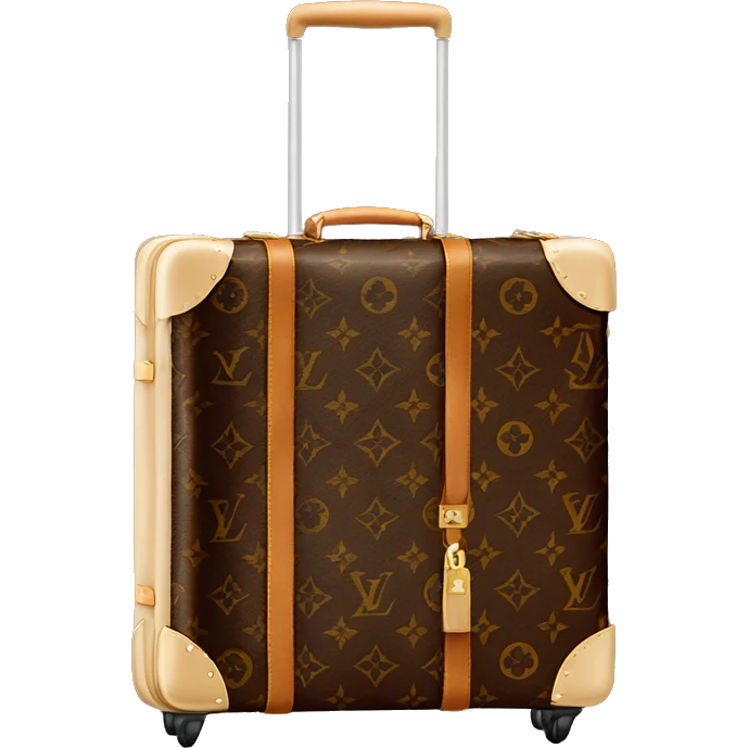 louis vuitton luggage  emoji