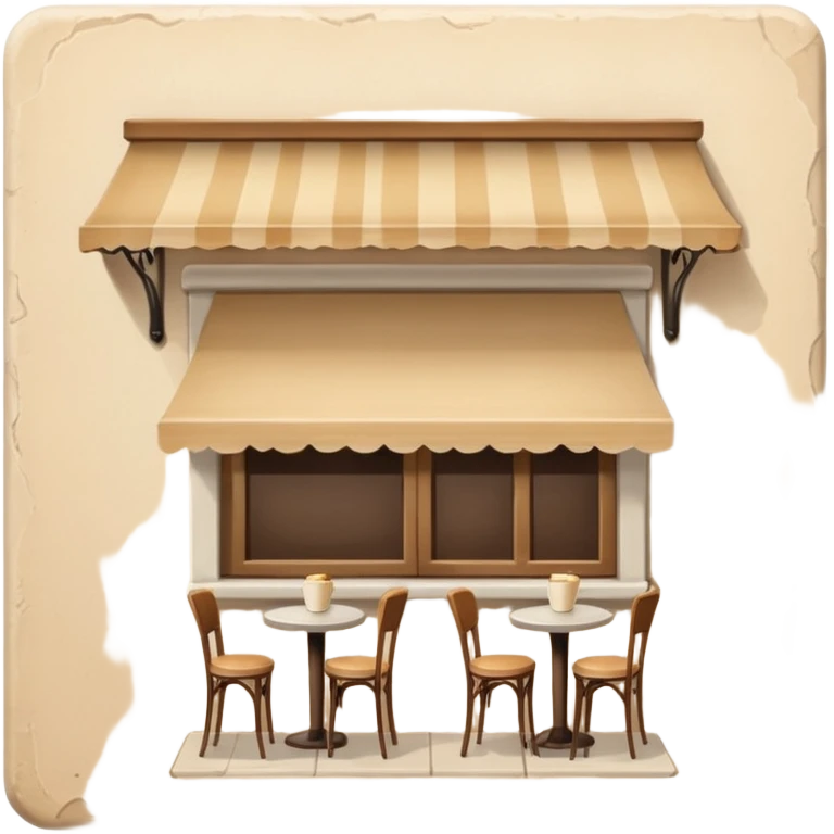 una pared de cafeteria emoji