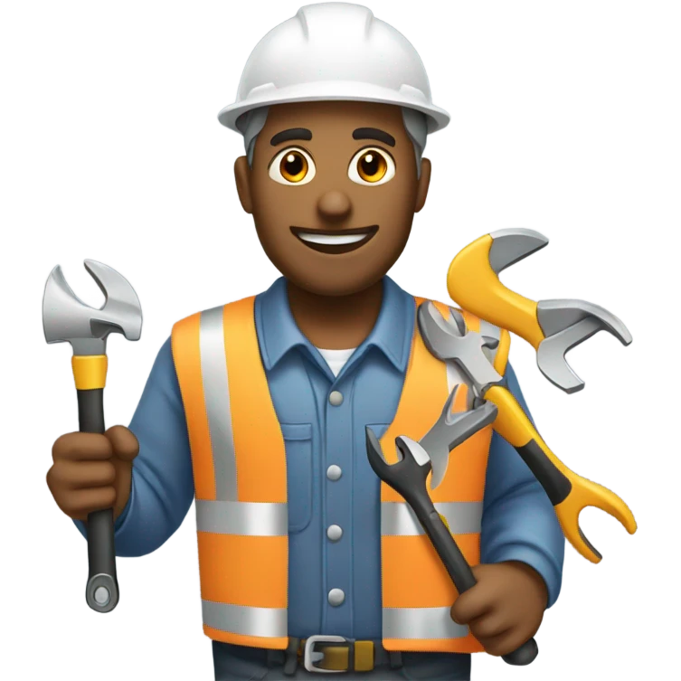 engineer with tools emoji
