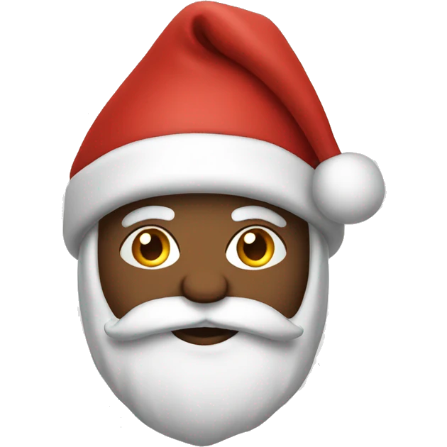 santa with a christmas hoodie emoji