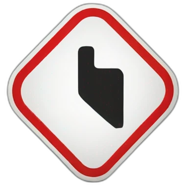 Sign pointing right emoji