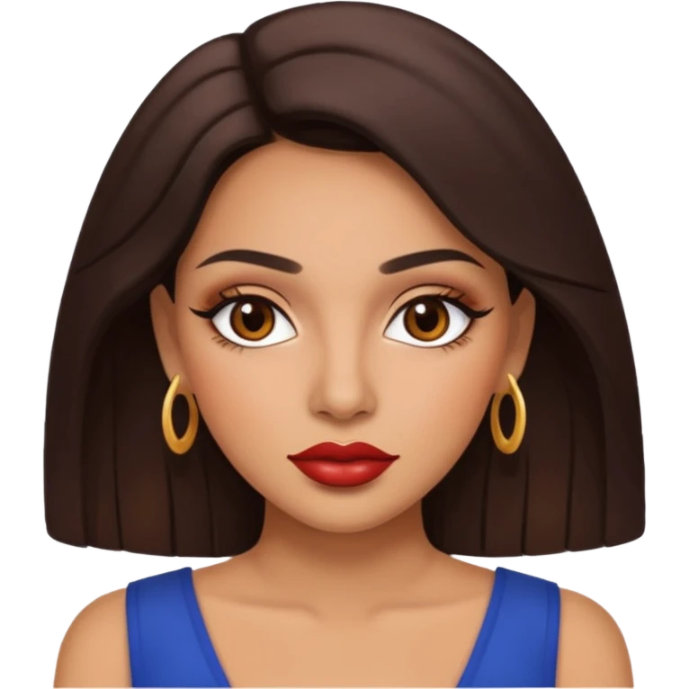 Latina maquillage  emoji