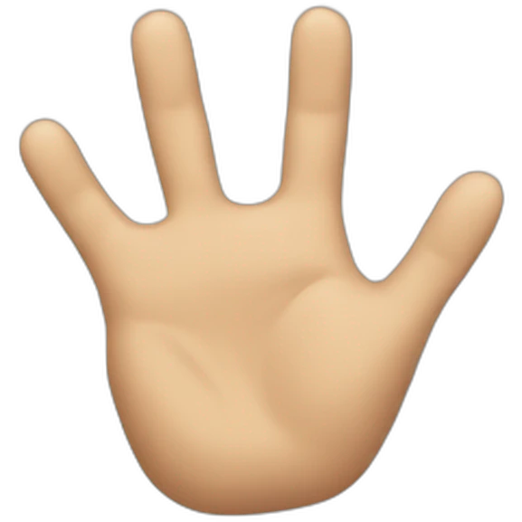 back hand emoji