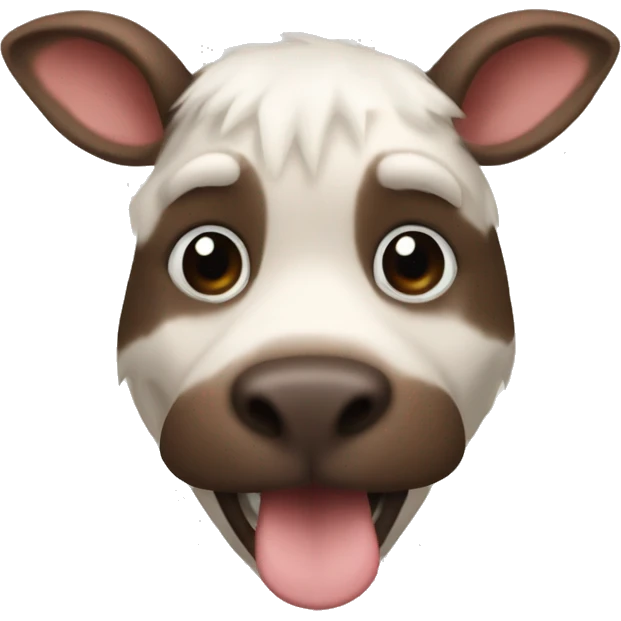 corazón con manchas de vaca dentro emoji