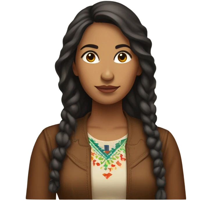 Mexican Spanish Puerto Rican African American Native American woman emoji