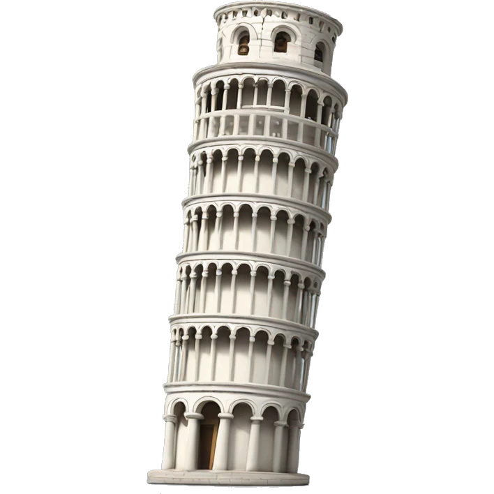 Leaning tower of Pisa emoji