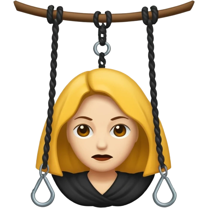 Dead hangwoman emoji