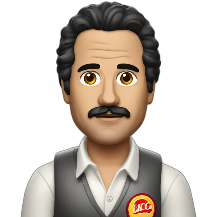 Escobar at BurgerKing emoji
