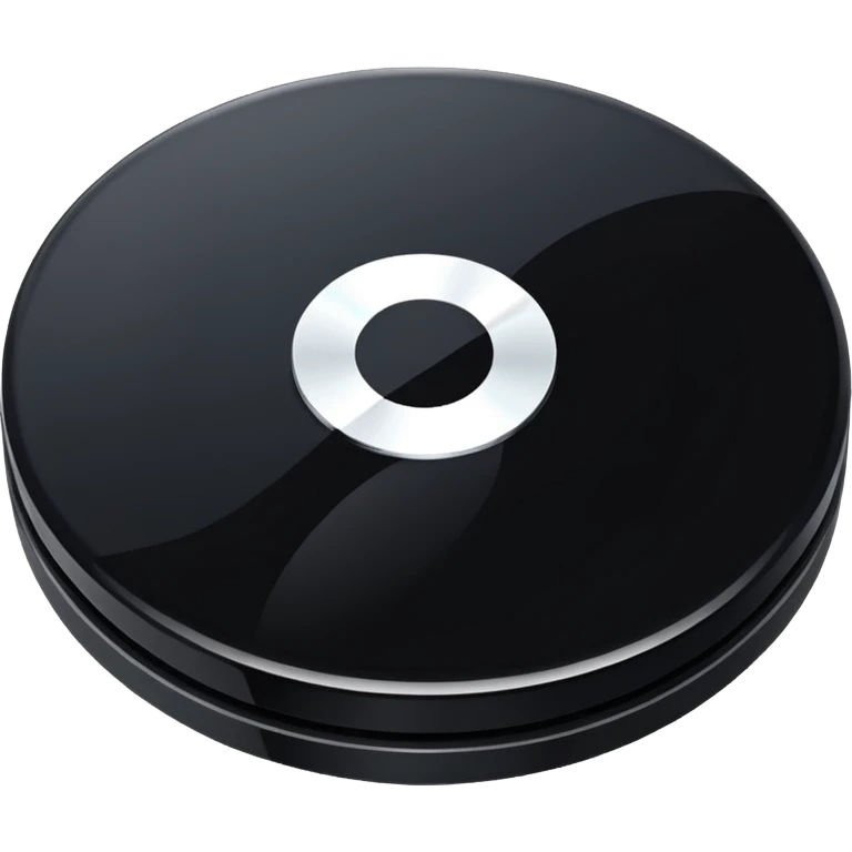 black computer disk emoji