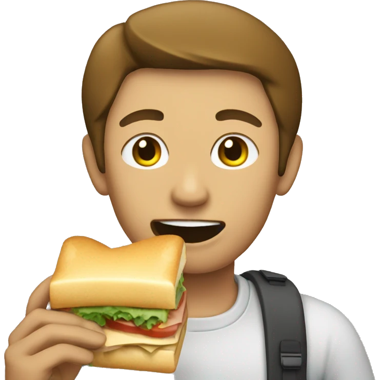 Leebit eating a sandwich  emoji