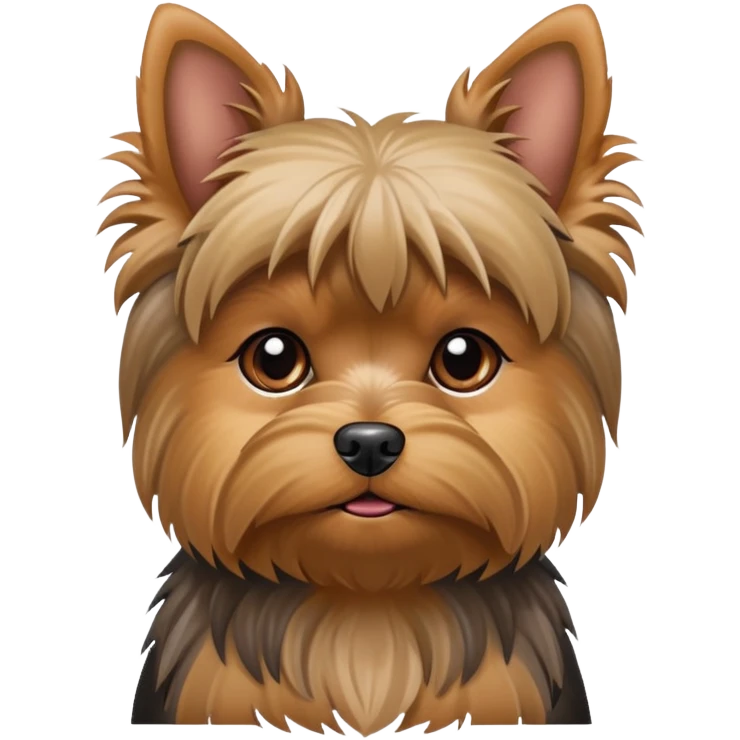 sad yorkie dog emoji