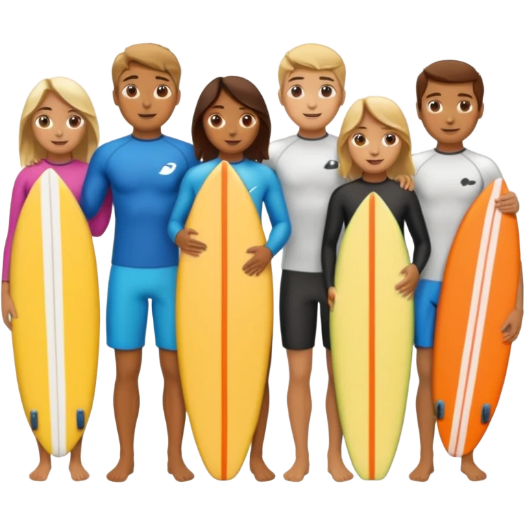 people holding surfboard emoji