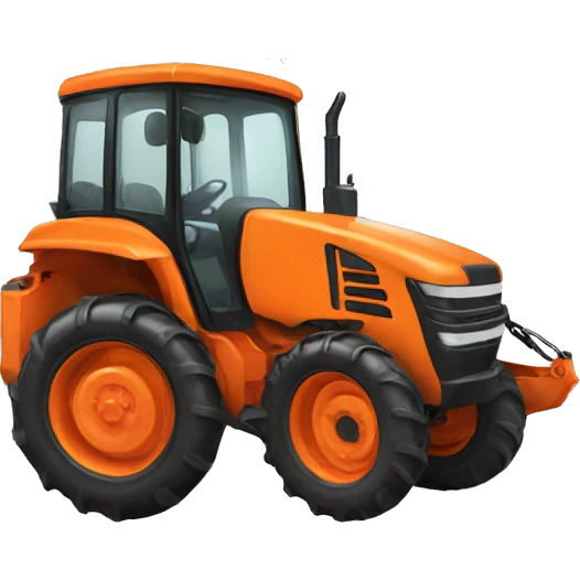 Orange Tractor emoji