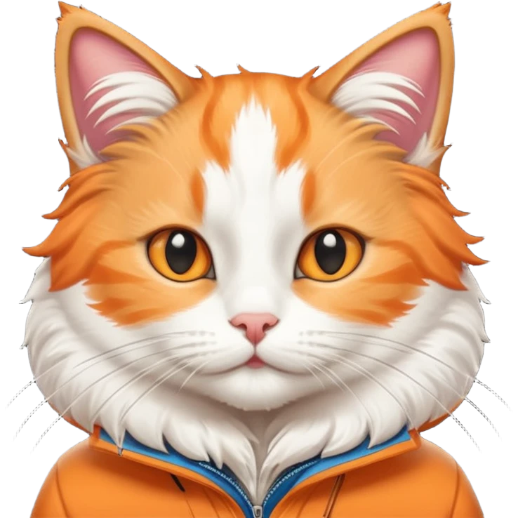 Un chat qui skie emoji