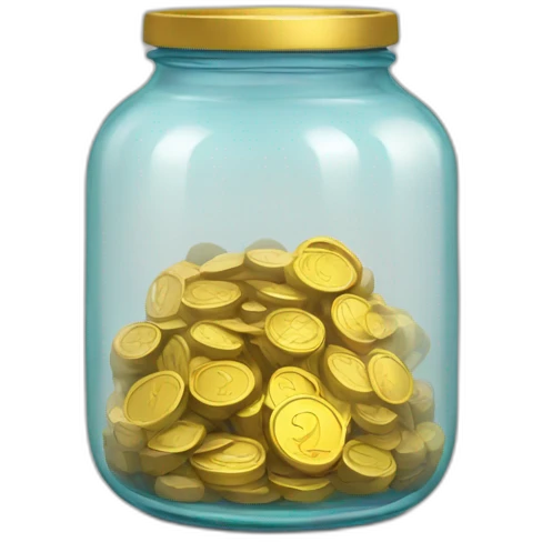 coin jar emoji