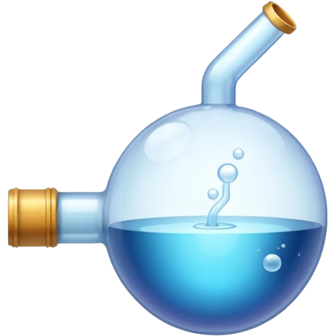 Bubble pipe made of quartz emoji