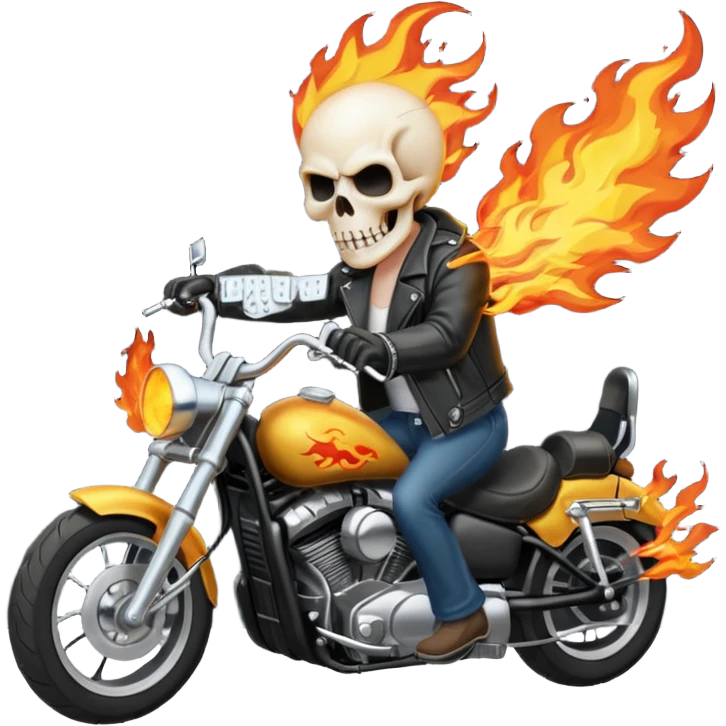 Make ghost rider emoji