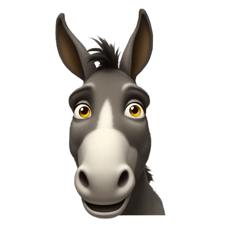Donkey from Shrek emoji