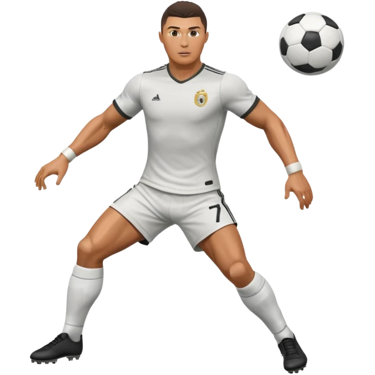 Ronaldo shooting emoji