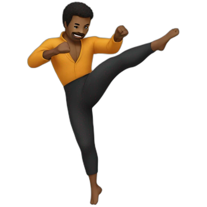 High kick emoji