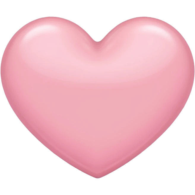 Corazón rosado claro emoji