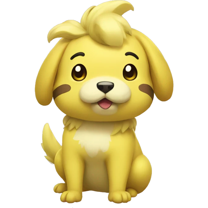 Yamper full body emoji