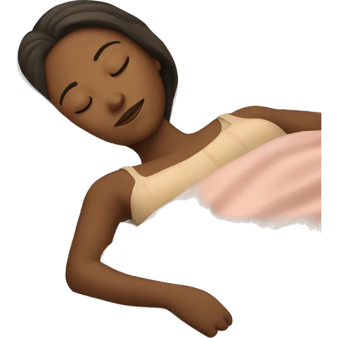 Lady sleeping  emoji