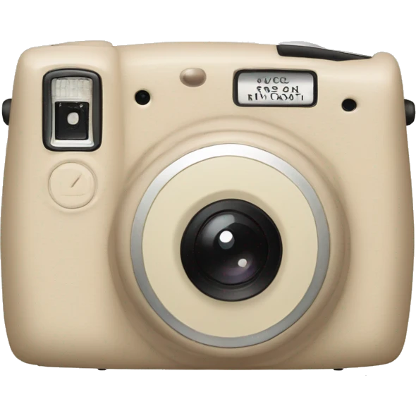 Beige instax  emoji