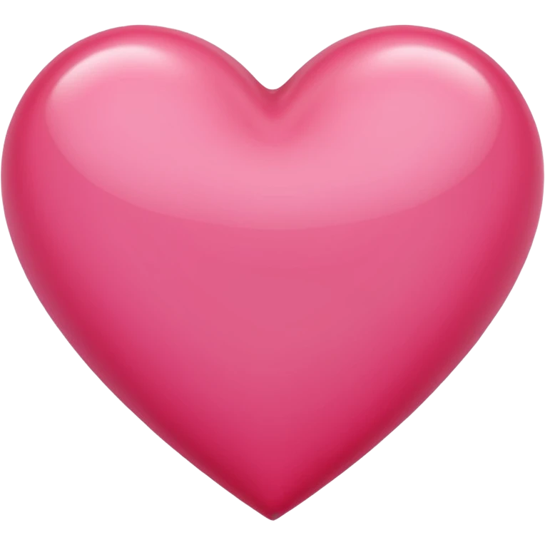 More Bright rose colored heart  emoji