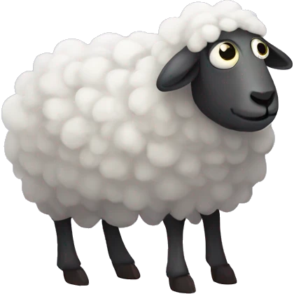 spooky sheep emoji