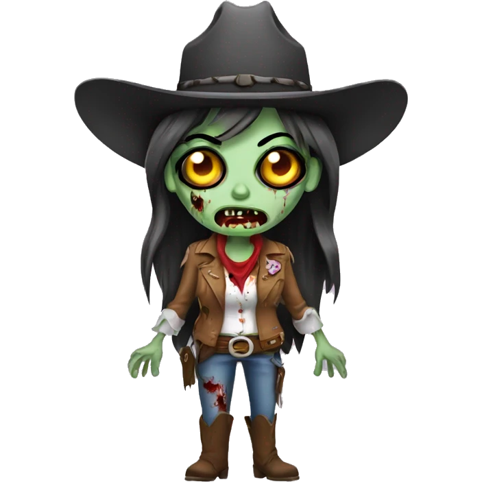 cowgirl zombie emoji