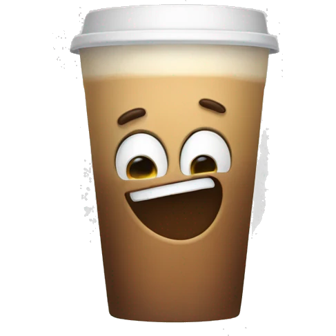 cheering two coffee glass emoji emoji